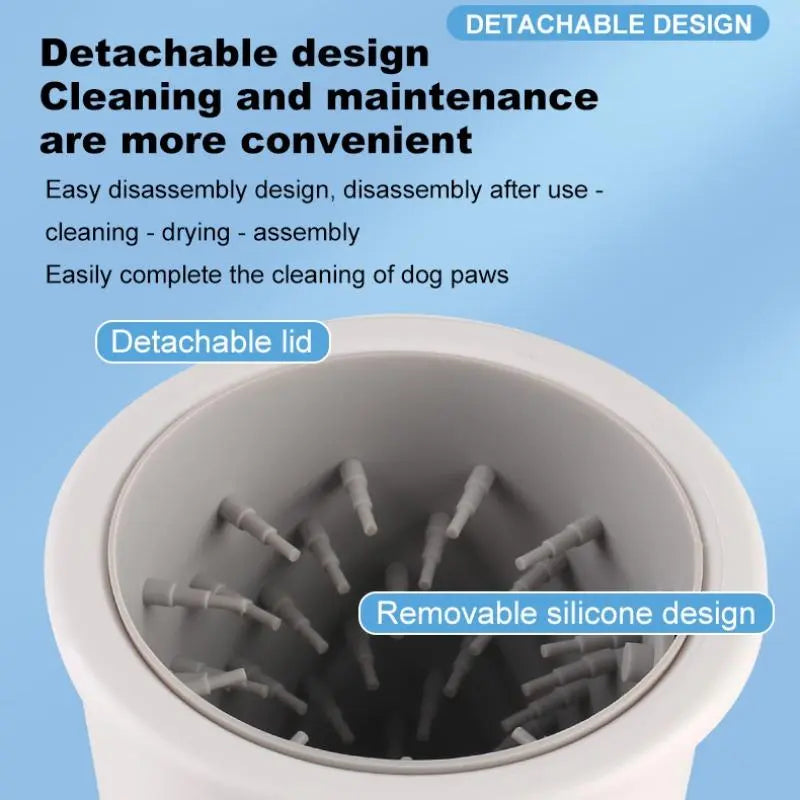 Electric Pet Foot Cleaner, USB Rechargeable Pet Foot Cleaning Massager, Pet Paw Cleaning Cup, Dog & Cat Grooming Supplies