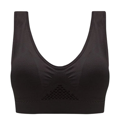 Women Bras for Breasts Push up 3-Pack Women Sports Bra without Wire Free Support Yoga Running Underwears Cute Bras No Underwire S-2144 Multicolor M