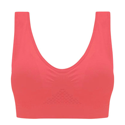 Women Bras for Breasts Push up 3-Pack Women Sports Bra without Wire Free Support Yoga Running Underwears Cute Bras No Underwire S-2144 Multicolor M