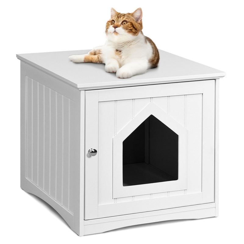 Sidetable Nightstand Weatherproof Multi-Function Cat House