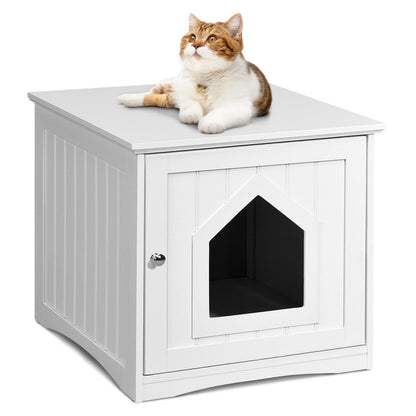 Sidetable Nightstand Weatherproof Multi-Function Cat House