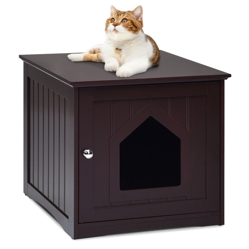 Sidetable Nightstand Weatherproof Multi-Function Cat House