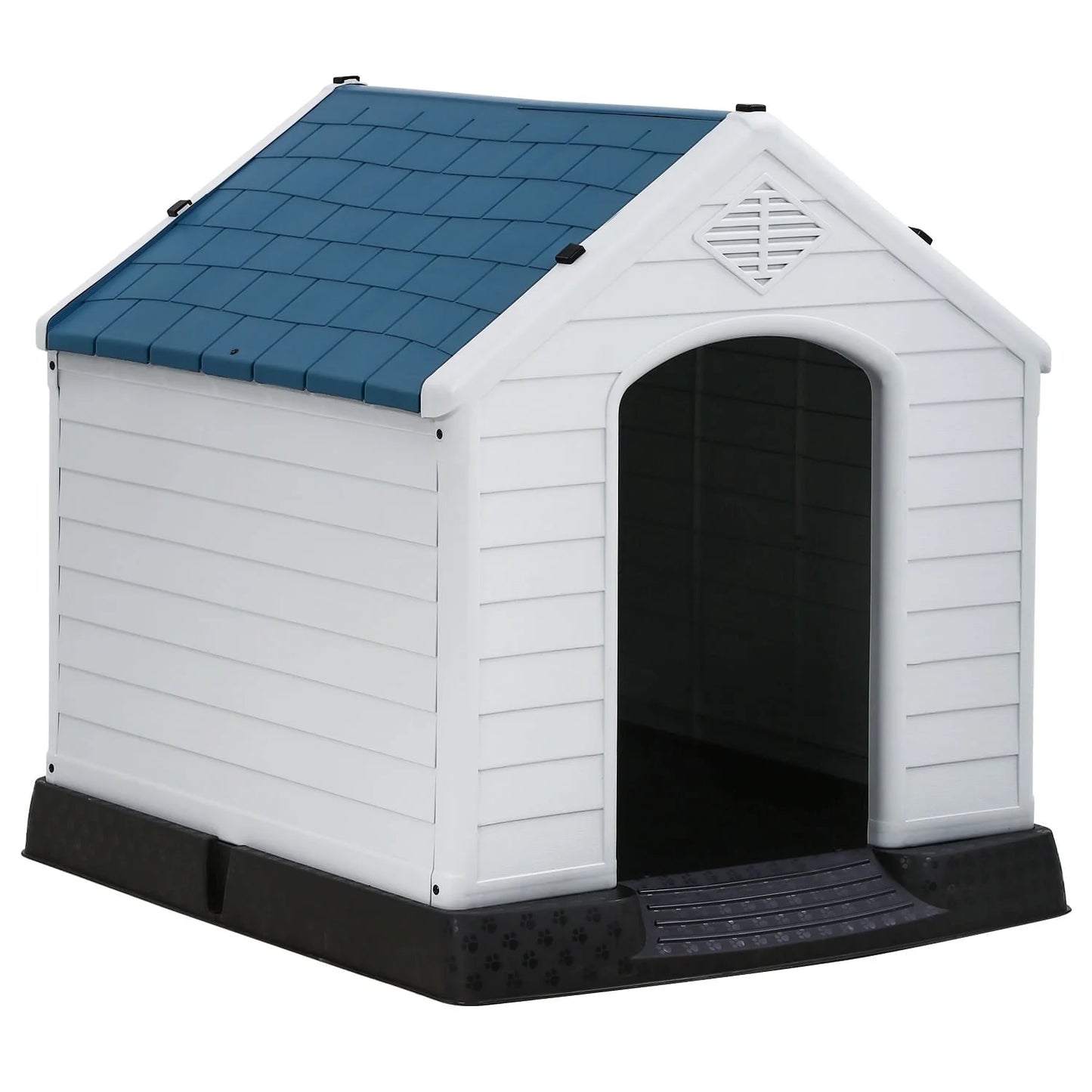Dog House Pet Kennel with Air Vents, Indoor & Outdoor