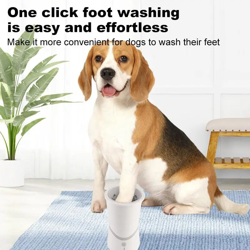 Electric Pet Foot Cleaner, USB Rechargeable Pet Foot Cleaning Massager, Pet Paw Cleaning Cup, Dog & Cat Grooming Supplies