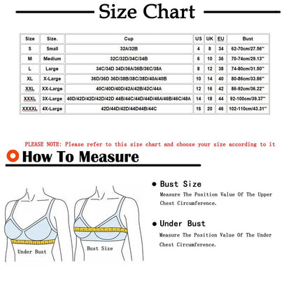 Women Bras for Breasts Push up 3-Pack Women Sports Bra without Wire Free Support Yoga Running Underwears Cute Bras No Underwire S-2144 Multicolor M