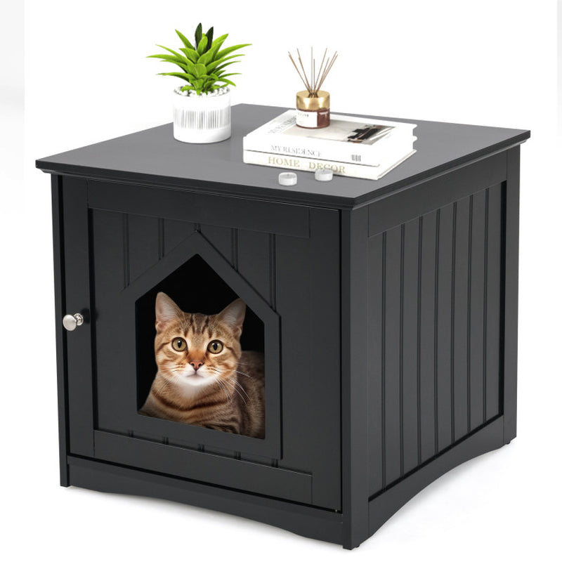 Sidetable Nightstand Weatherproof Multi-Function Cat House