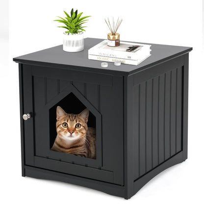 Sidetable Nightstand Weatherproof Multi-Function Cat House