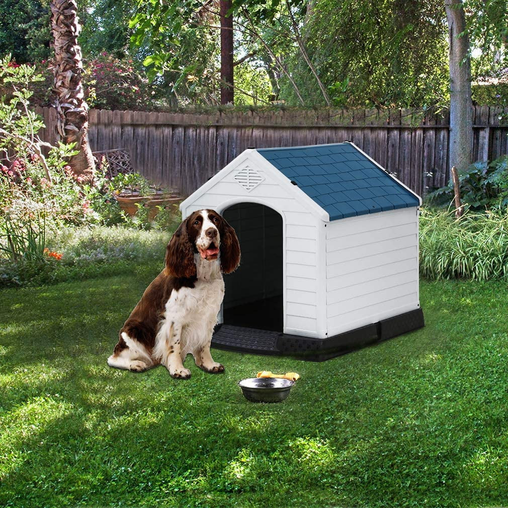Dog House for Small, Medium and Large Dogs, Plastic